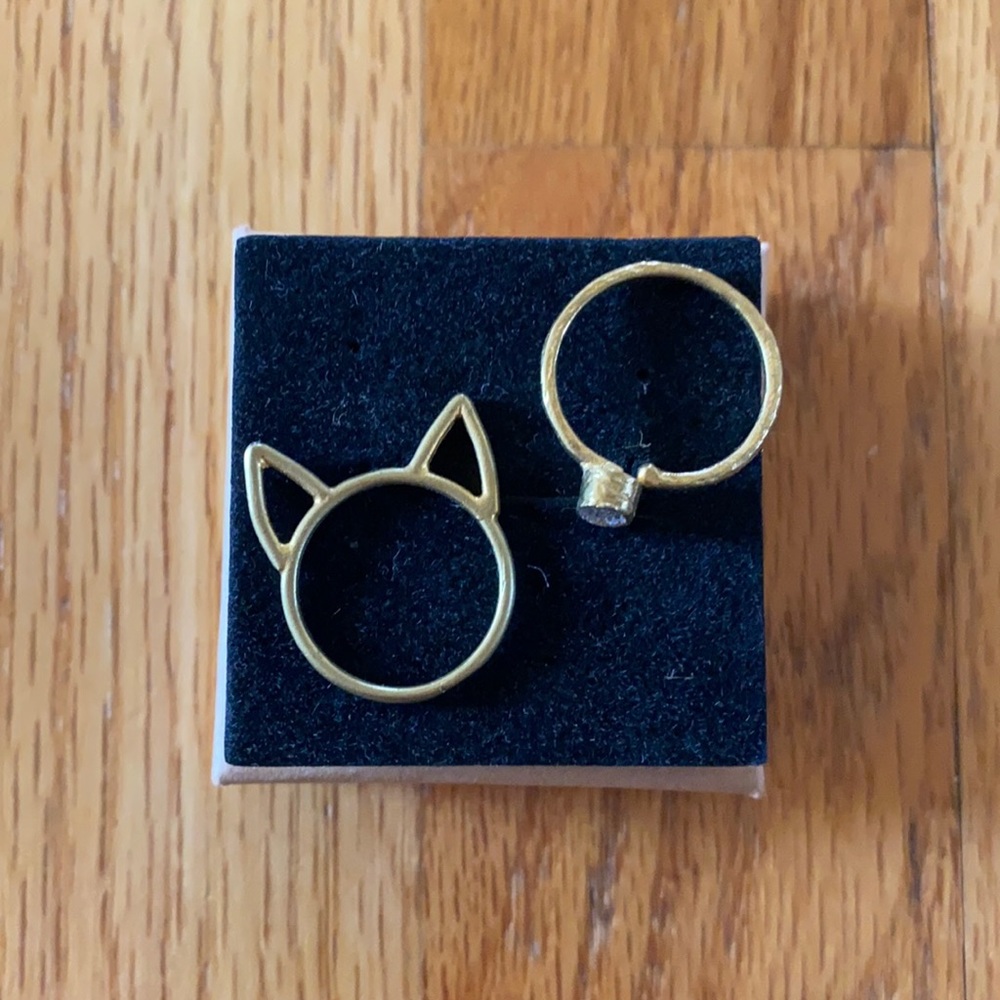 Bundle of Two Gold Rings